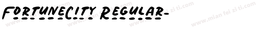 FortuneCity Regular字体转换